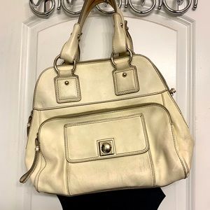 Banana Republic cream colored purse